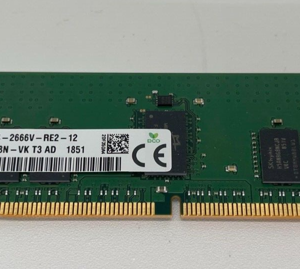 Hynix HMA82GR7CJR8N-VK 16GB 2Rx8 PC4-2666v-RE2-12 TN AA  Server Memory