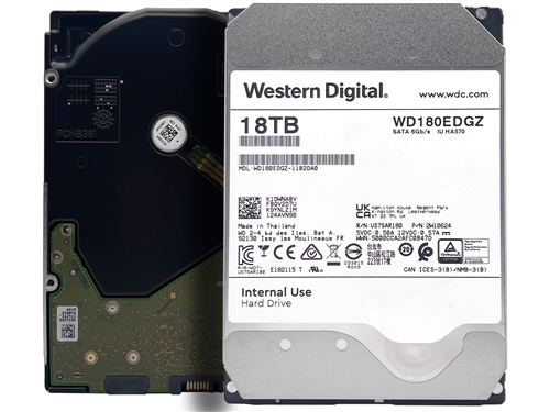 Western Digital Ultrastar DC HC550 WUH721818ALE6L4 0F38459 18TB 7.2K RPM SATA 6Gb/s 512e 512MB 3.5" Refurbished HDD