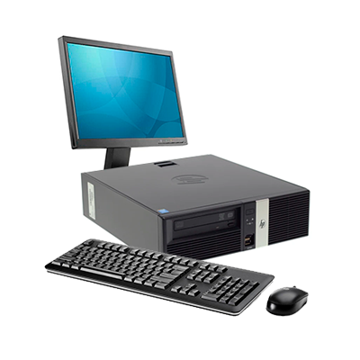 Full Set PC HP RP5 5810, Monitor + Keyboard and Mouse