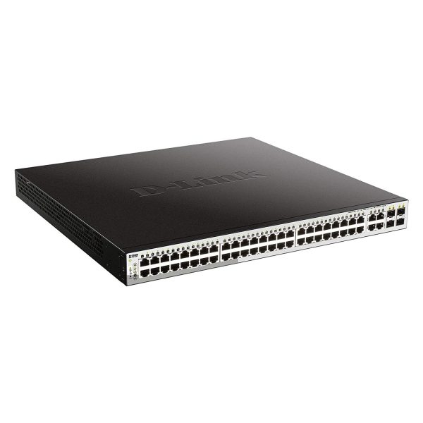 D LINK 48 POE 10/100/100 PORTS + 4 SFP SWITCH
